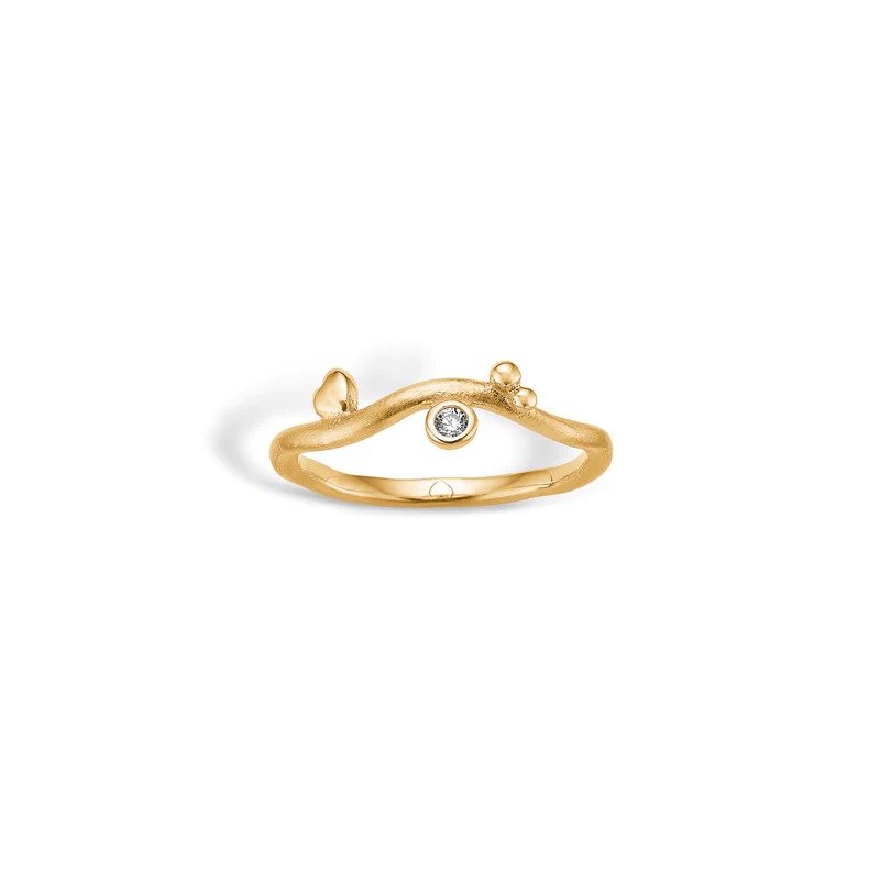 9 Karat Guld Ring fra Copenhagen - Eksklusivt Tilbud!