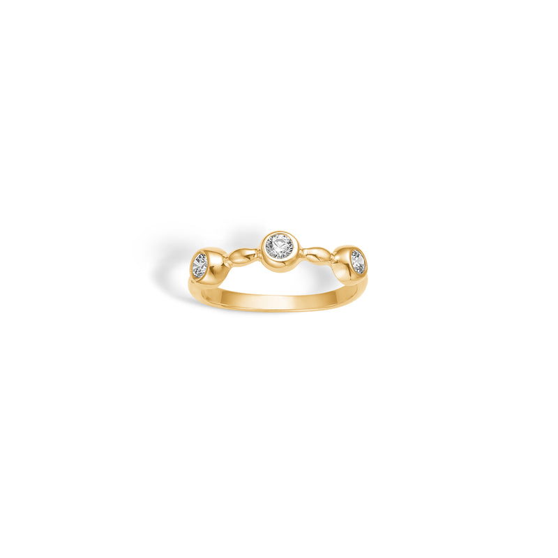 9 Karat Guld Ring fra Copenhagen - Eksklusiv Kvalitet!