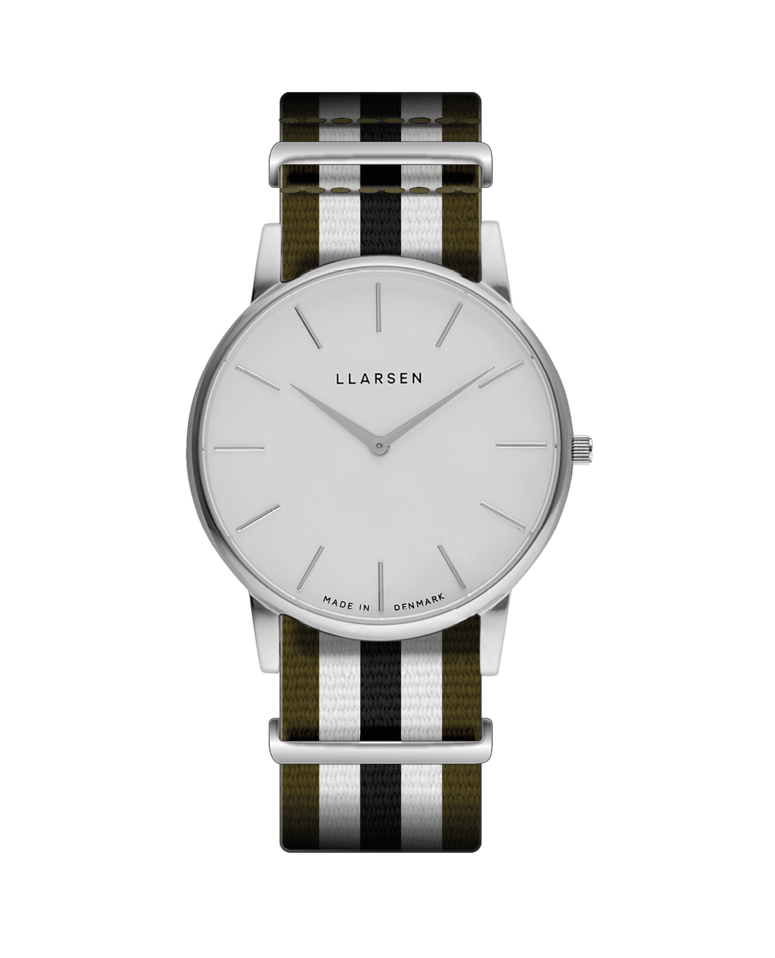 Oliver Steel Nato Ur fra LLARSEN - Dansk Designkvalitet