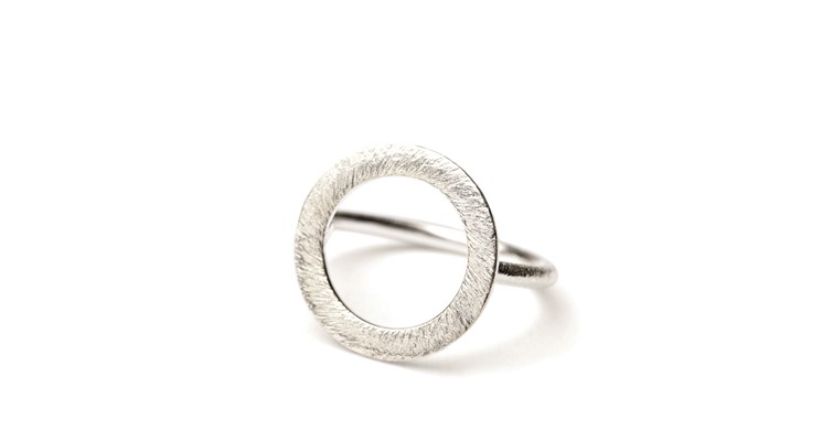 Åben Mønt Sterling Sølv Ring fra Pernille Corydon