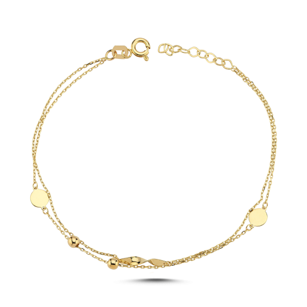 Melfia 14 Karat Guld Armbånd fra Nuran - Eksklusiv Stil