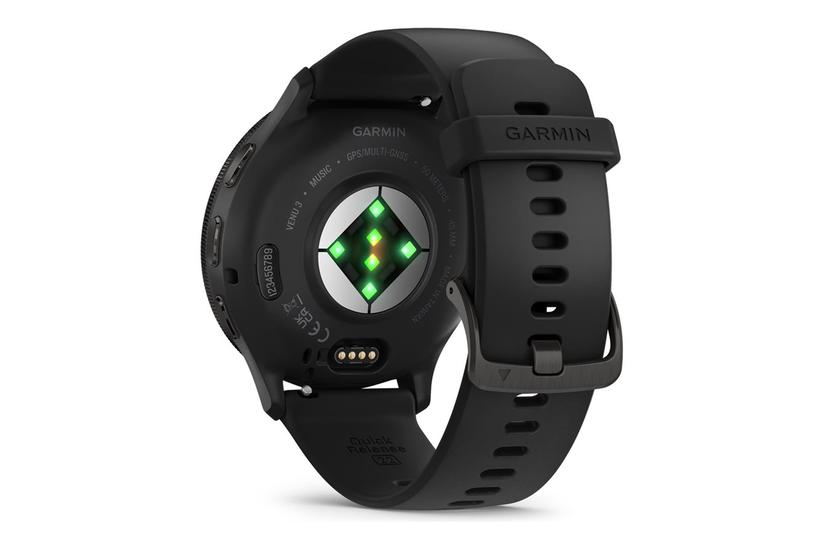 Garmin Venu 3 - Smart Ur i Sort med Bånd og 8 GB Lager