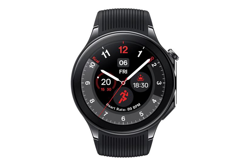 OnePlus Watch 2 Smartur med 32 GB Sort Stål