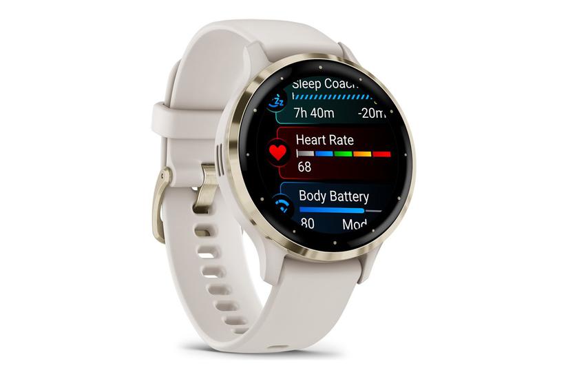 Garmin Venu 3S - Smart Ur i Elfenben med 8 GB Speicher