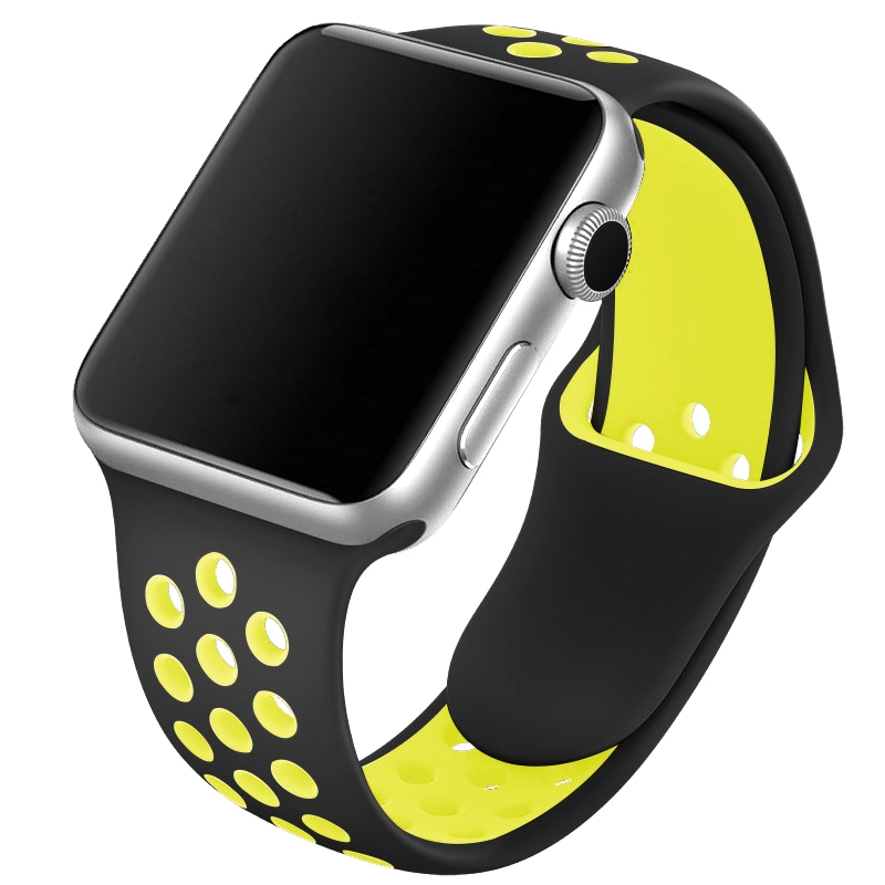 Carloa Apple Watch Limegrøn Silikonerem til Smartwatch
