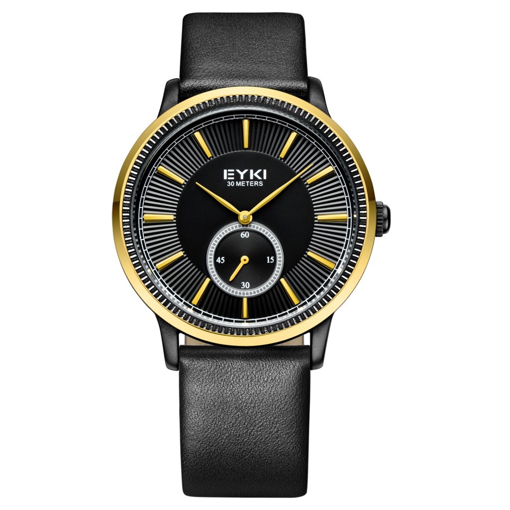 Elegant EYKI Midnight Sort Ur - Outlet Tilbud