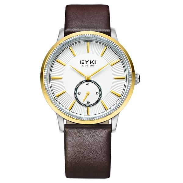 Elegant EYKI Midnight Hvid Ur - Outlet Tilbud!