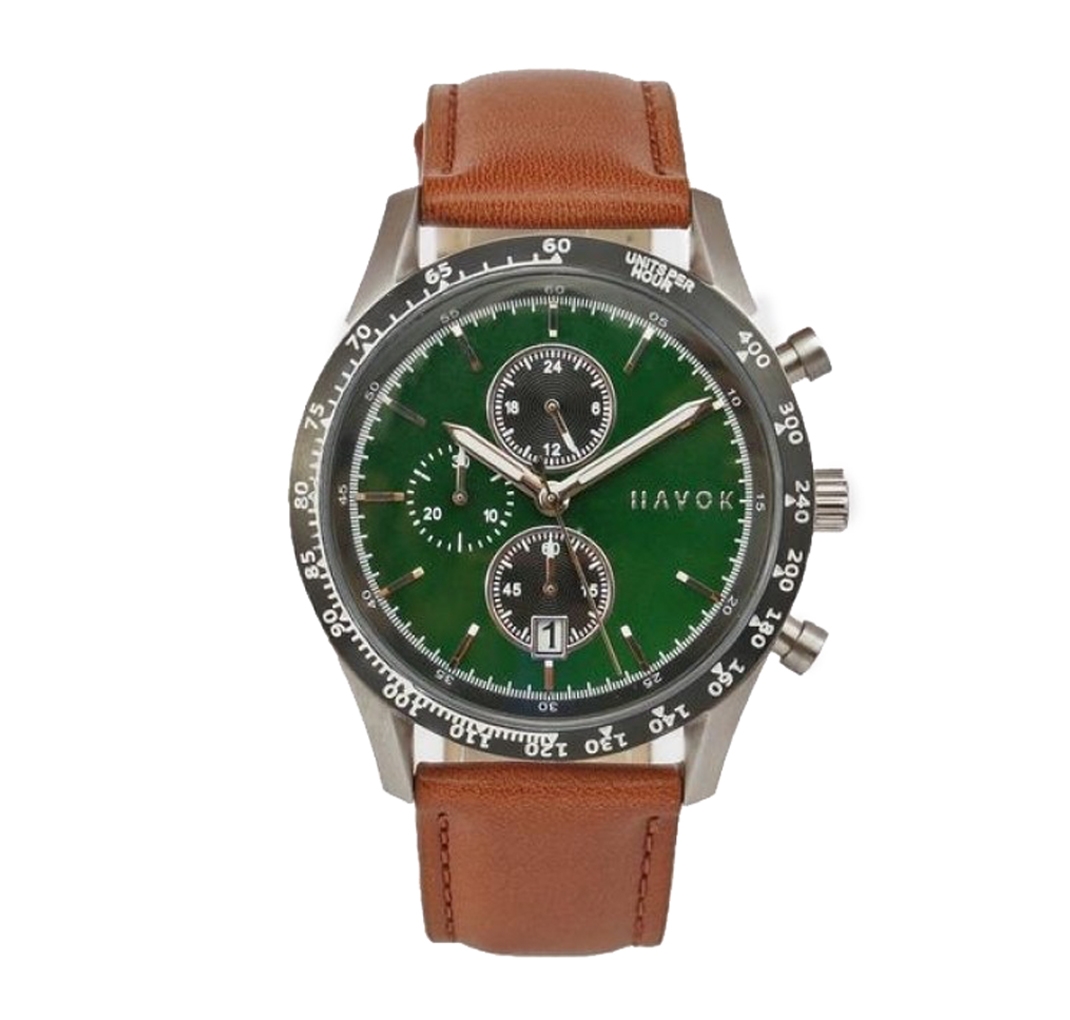 Racer Cronograf Green - Unikt Ur fra Elliot Havok