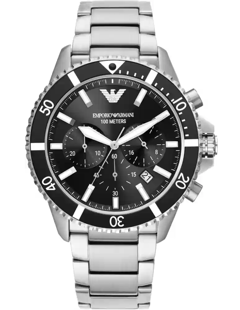 Emporio Armani Diver Black AR11360 - Sporty Herreur