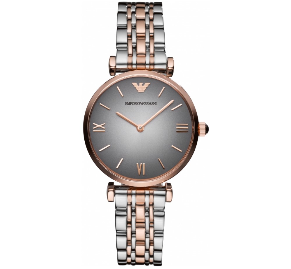 Emporio Armani Gianni Grey Ur - Eksklusivt Udsalg!
