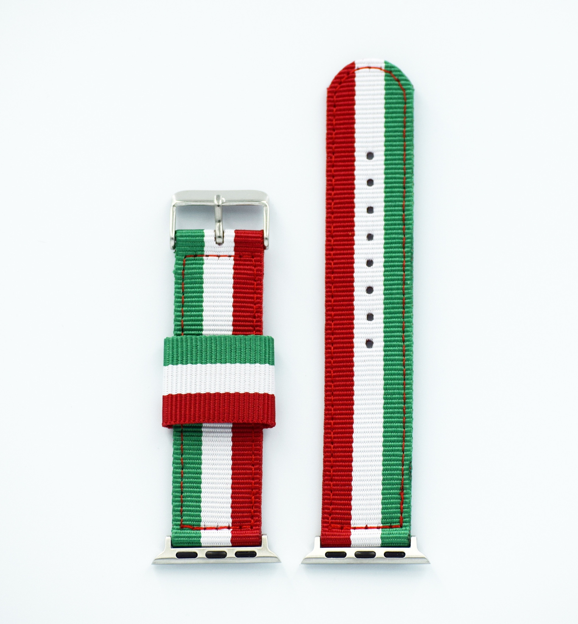Rød Hvid Grøn "Italy" Sportsrem til Apple Watch