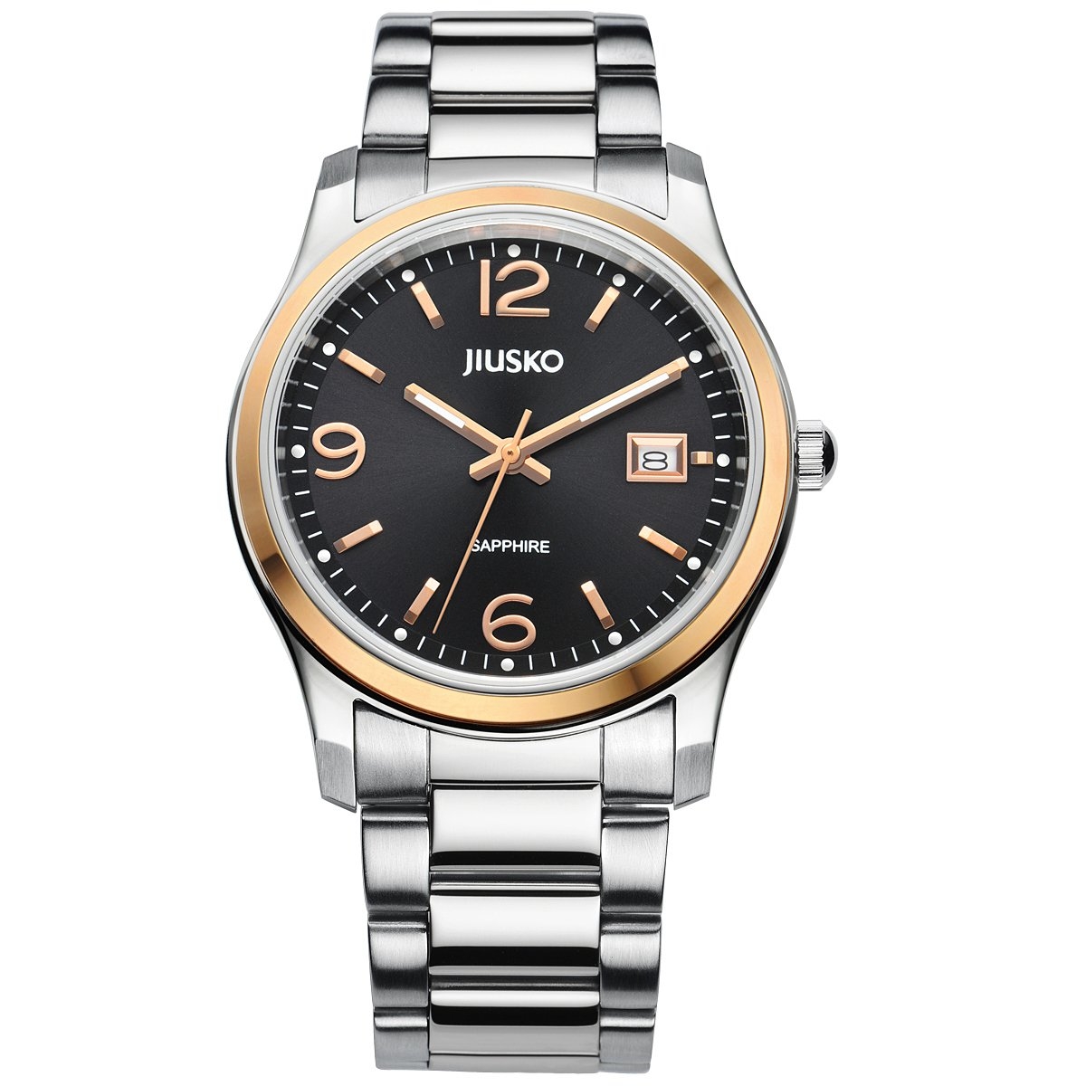Jiusko Complex Gylden Sort Ur – Elegant Design og Kvalitet