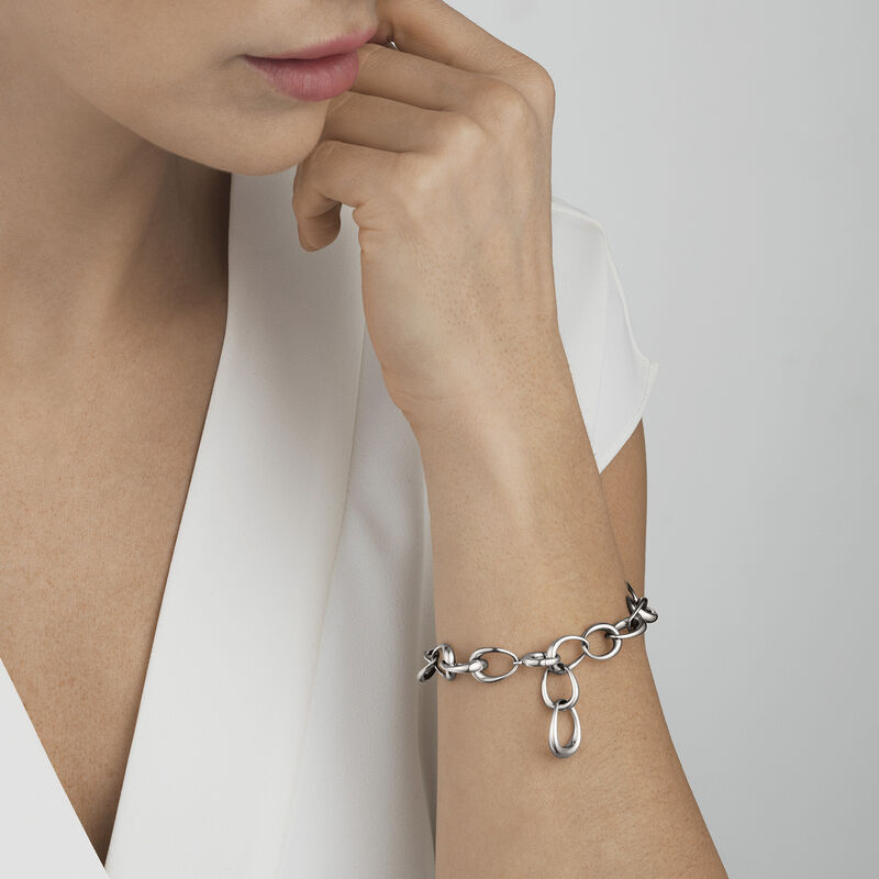 Georg Jensen Offspring Sølv Armbånd - Fantastisk Tilbud!