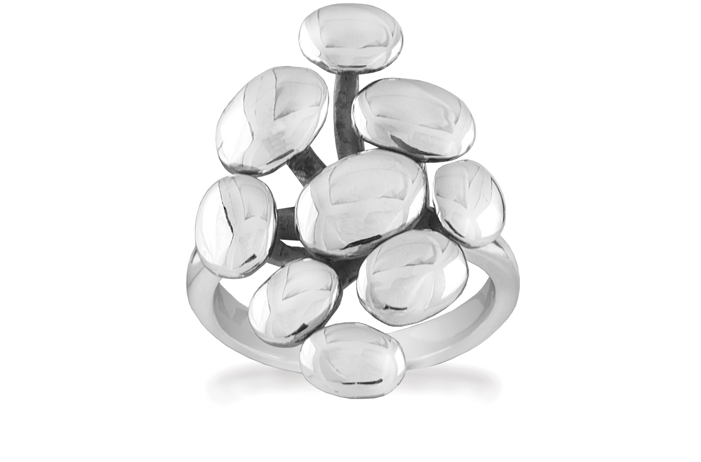 Antik Ring i Sterling Sølv fra Rabinovich - Unik Fund!