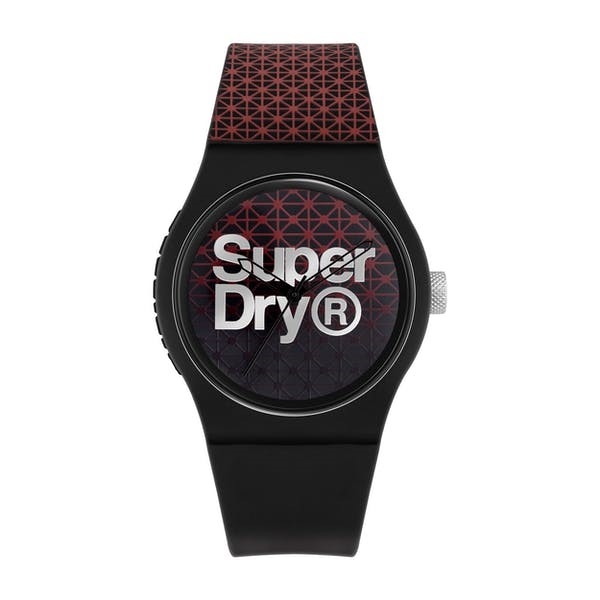 Superdry Urban Geo Sport I - Letvægtsur med siliconearmbånd