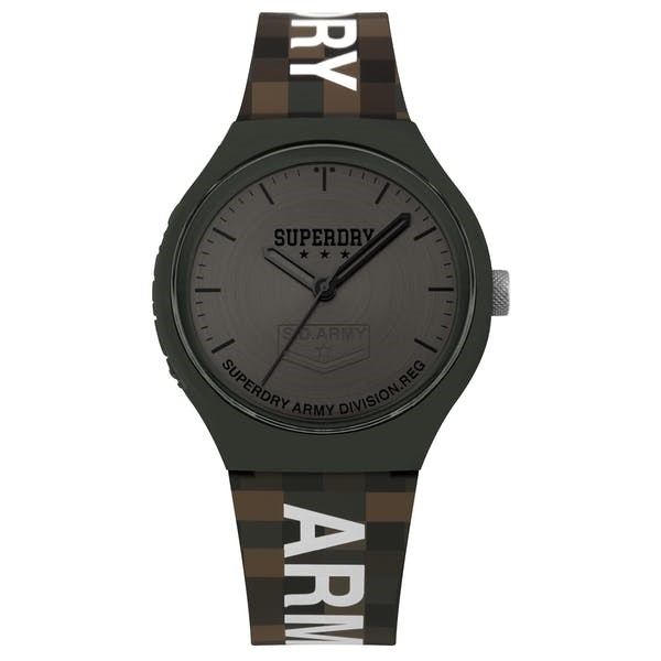 Superdry Urban Pixel Camo Ur med Silikonerem