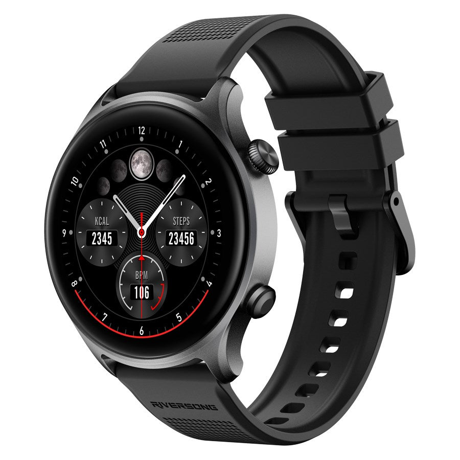 Riversong Motive 7C Smartwatch, Space Grey - Få styr på helbredet!