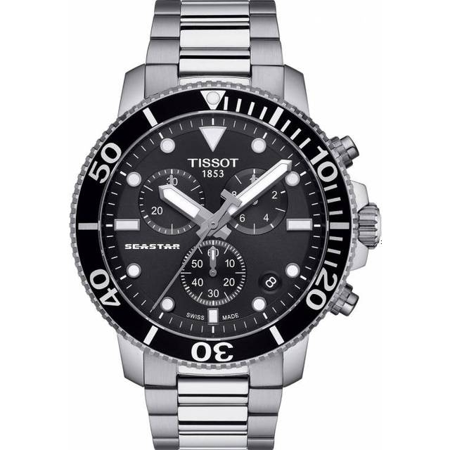 Tissot Seastar 1000 Black - Sporty Dykkerur i Topkvalitet