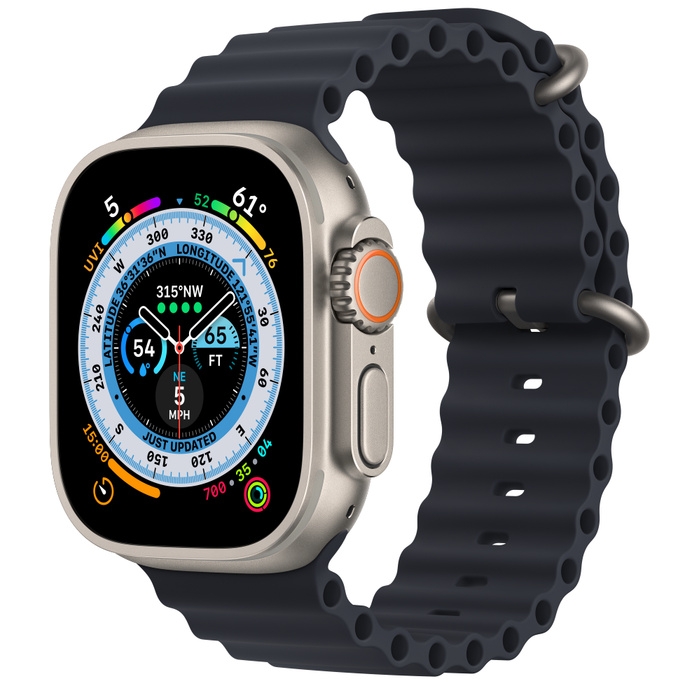 RDFIT Z59 Ultra Black Smartwatch til træning og sundhed